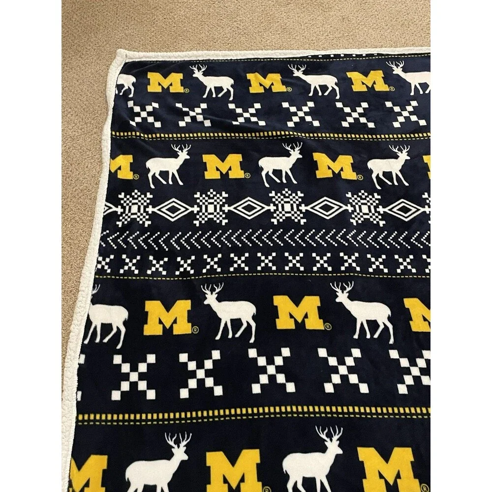Michigan Wolverines Ultrasoft Extra Large Oversized Throw Blanket 56